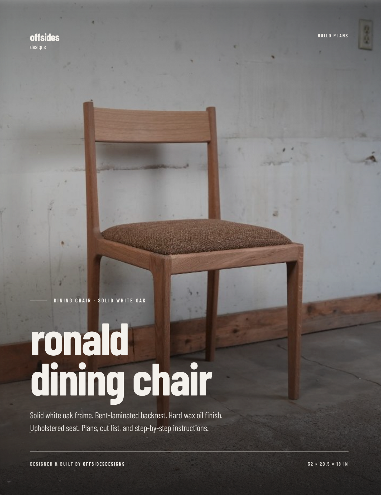 Ronald Dining Chair — Build Plans