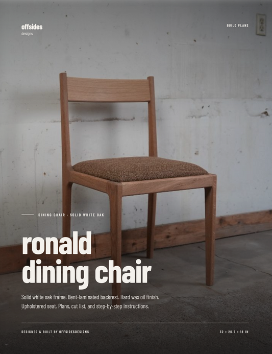 Ronald Dining Chair — Build Plans